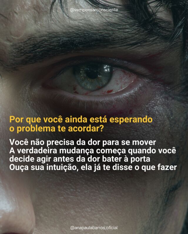 Algumas pessoas só mudam quando a dor grita Outras… escutam o sussurro da alma
Você não precisa esperar o colapso Nem o corpo gritar. Nem a vida desmoronar Existe uma inteligência viva em você que já te avisou
 Mas você chama de “sensação”, de “pressentimento”, de “coisa da cabeça”
Não é
 É a sua Consciência pedindo passagem
 Pedindo um espaço pra você viver com leveza — sem esperar o sofrimento pra validar o movimento
✨ O Novo Humano sabe: agir pelo amor é tão legítimo quanto agir pela dor Só que é mais leve. Mais fluido. Mais verdadeiro
🌹 Gratidão não é sobre agradecer depois que tudo passa Gratidão é sobre honrar a vida enquanto ela ainda está te chamando com doçura — não com urgência
E é essa consciência que ativa a Jornada Eu Soul Gratidão: não esperar o caos… mas escolher o caminho de dentro, antes que a vida te empurre pra ele
 Comente aqui: O que você sente que precisa mudar… mas ainda está adiando? Este é um espaço é seguro Vamos criar juntos aqui uma comunidade desperta — que age pelo amor e não pela dor